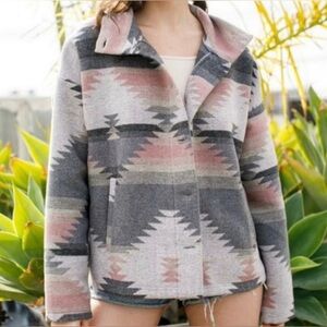 NWT Blue B Eldora Aztec Jacket, Size Small